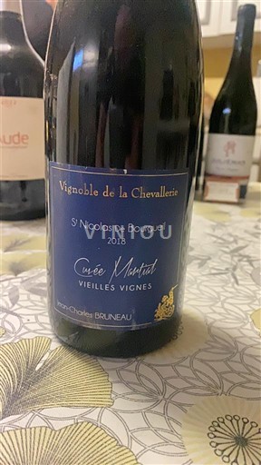 Valle del Loira Saint-Nicolas-De-Bourgueil Vignoble de la Chevalerie Martial Vieilles Vignes 2018