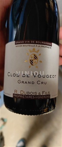 Burgundija Clos-de-vougeot Grand Cru R. Dubois & Fils 2020