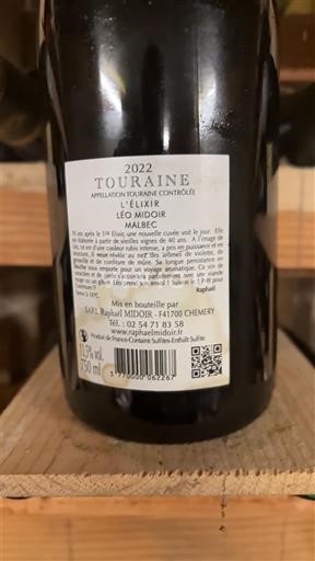 Loiredalen Touraine Léo Midoir L'Élixir 2022