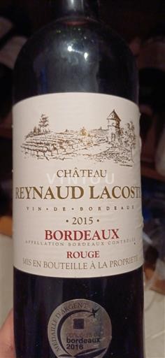 Bordeaux Château Reynaud Lacoste 2015