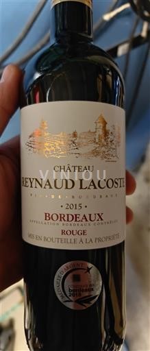 Bordeaux Château Reynaud Lacoste 2015
