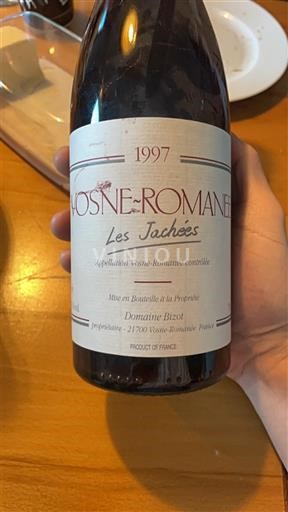 Burgundi Vosne-Romanée Domaine Bizot Les Jachées 1997