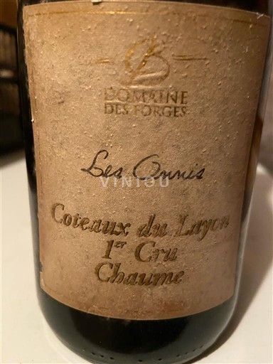 Valle della Loira Chaume Domaine S Forges Les Onnis 2018