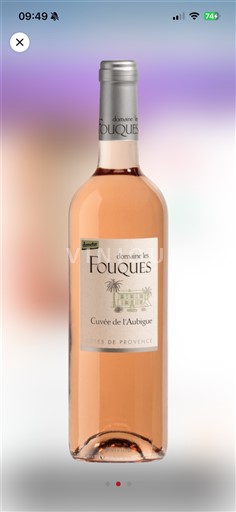 Provence Côtes-de-Provence Domaine Les Fouques de l'Aubigue 2023