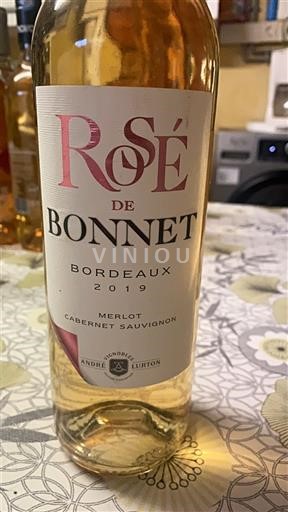 Bordeaux Bonnet Rosé de Bonnet 2019
