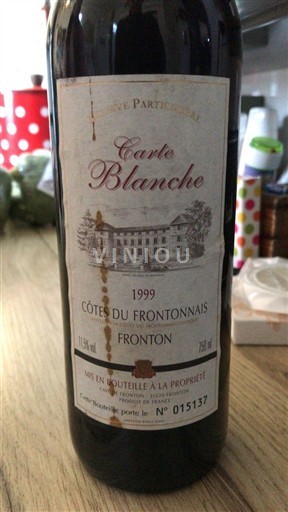 Tây Nam Fronton Carte Blanche Particulière 1999