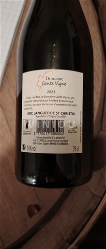 Languedoc Domaine Cante Vigne Il était une fois... 2021