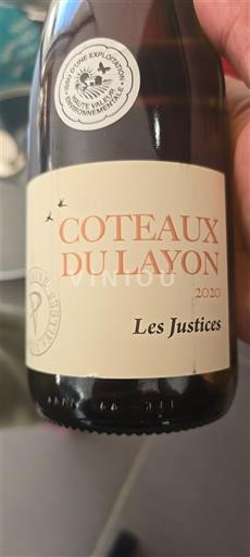 Loiredalen Coteaux-du-Layon Domaine S Forges Les Justices 2020