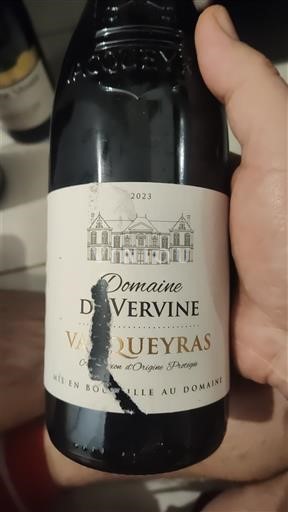 Rhônen laakso Vacqueyras Domaine Vervine 2023
