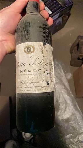 Bordéus Médoc Château Potensac 1982