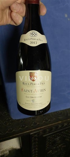 Burgund Saint-Aubin Roux Père & Fils Les Argillières 2017