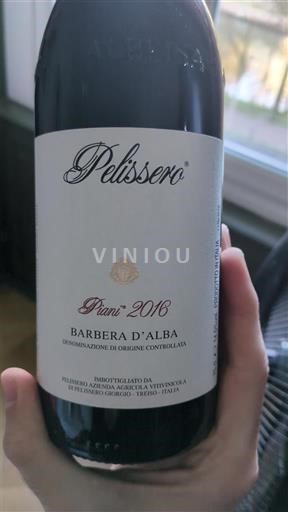 Piemonte Barbera d'Alba Pelissero Piani 2016