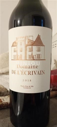 Rhônedalen Côtes du Rhône Domaine L'Ecrivain 2018