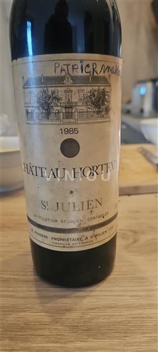 Bordeaux Saint-Julien Château Hortev 1985