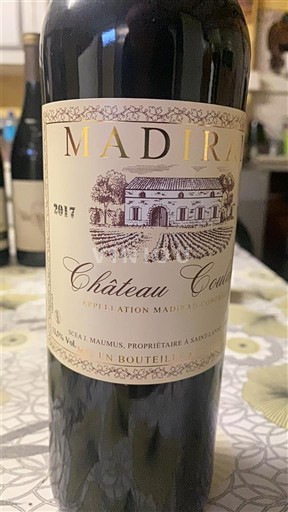 Lounais-Ranska Madiran Château Couté 2017