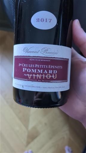 Bourgondië Niet gespecificeerd Premier Cru Vincent Prunier 1er Cru Les Petits Epenots 2017