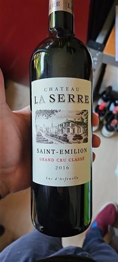 Bordeaux Saint-Émilion Grand Cru Château La Serre 2016