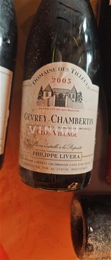 Borgogna Gevrey-Chambertin Domaine S Tilleuls Clos Village 2003