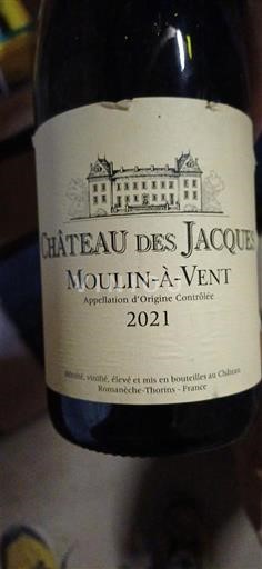 Beaujolais Moulin-à-vent Château S Jacques 2021