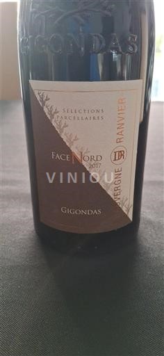 Rona dolina Gigondas Domaine Raspail Face Nord 2017