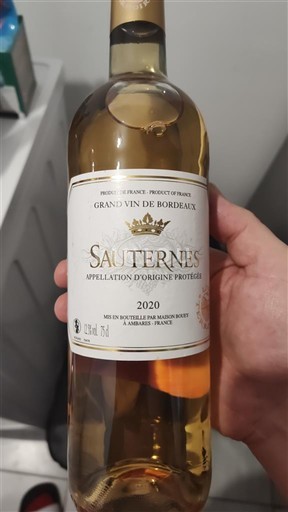Bordeaux Sauternes Maison Bouey 2020