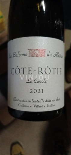 Rhône Valley Côte-Rôtie Les Balcons du Rhône La Canole 2021