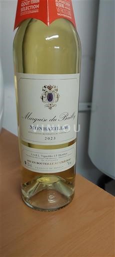 Lounais-Ranska Monbazillac Marquis de Boullay 2023