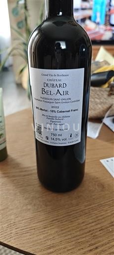 Burdeos Puisseguin-saint-émilion Château Bard Bel-Air 2022