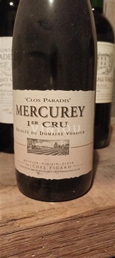 Bourgondië Niet gespecificeerd Premier Cru Michel Picard Clos Paradis Niet-geïntegreerd