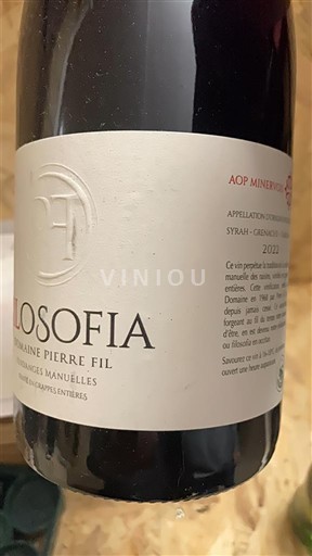 Langvedok Minervois Domaine Pierre Fil LOSOFIA 2022