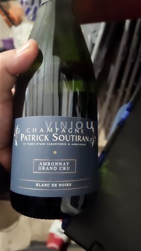 Champaña Champán Grand Cru Patrick Soutiran Sin añada