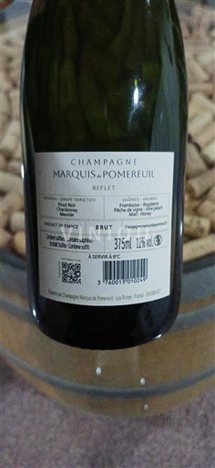 Champagne Sâm-panh Marquis de Pomereuil Reflet Không niên vụ