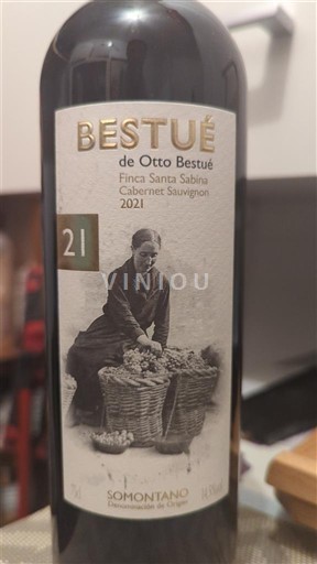 Aragonie Somontano Bestué de Otto Bestué Finca Santa Sabina Cabernet Sauvignon 2021