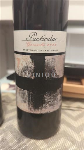 Aragonie Cariñena Particular Garnacha 2022