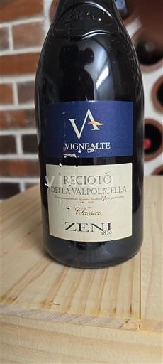 Vénétie Recioto della Valpolicella Zeni Vignealte Không niên vụ