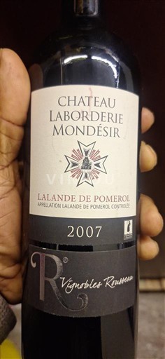 Bordeaux Lalande-de-Pomerol Château Laborderie Mondésir 2007