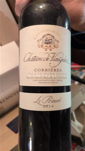 Langvedok Corbières Château Vaugelas Le Prieuré 2014