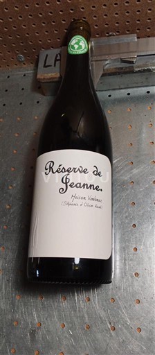 Loiredalen Anjou Réserve de Jeanne Icke årgångsbetecknad