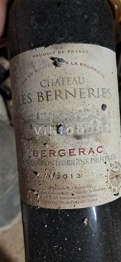 Lounais-Ranska Bergerac Château Les Berneries 2013