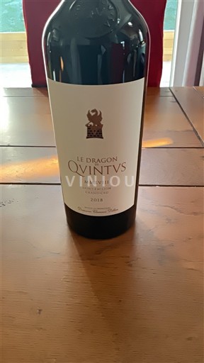 Bordeaux Saint-Émilion Grand Cru Château Quintus Le Dragon de Quintus 2018