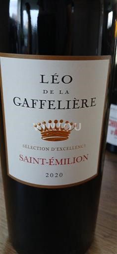 Bordeaux Saint-Émilion Léo de la Gaffelière Sélection d'Excellence 2020