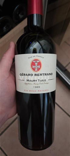 Roussillon Maury Gérard Bertrand Maury Tuilé 1989