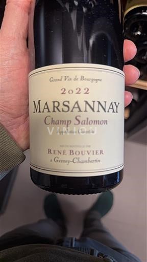 Burgundsko Marsannay René Bouvier Champ Salomon 2022