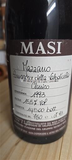 Vénétie Không được chỉ định Masi Mazzano 1993