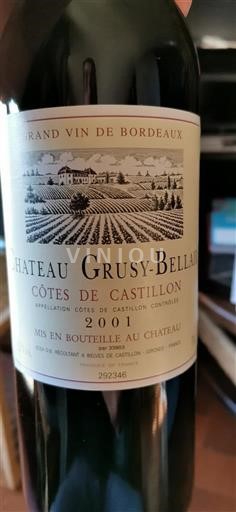 Bordeaux Ni doloceno Grusy-Bellair 2001