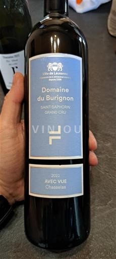 Waadt Lavaux AOC Domaine Burignon Saint-Saphorin Avec Vue 2021