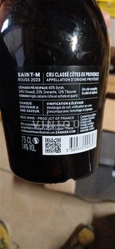 Provenza Côtes de Provenza Cru Classé Château Saint-Maur Saint-M 2023