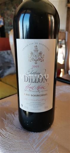Bordeaux Haut-Médoc Cru Bourgeois Château Dillon 2005