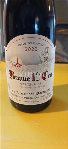 Burgundi Beaune Premier Cru Domaine Samson-Rossignol Les Teurons 2022