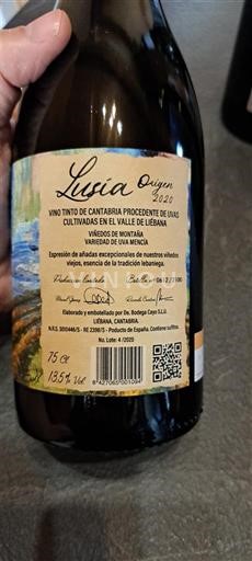 Cantabrië Niet gespecificeerd Bodega Cayo Lusia Origen 2020